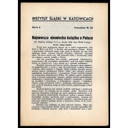 Najnowsza niemiecka książka o Polsce (Dr Wilhelm Nölting: Polen, Berlin 1936, Kurt Wolff Verlag)