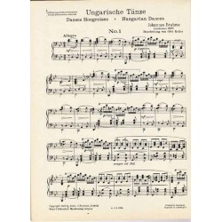 Ungarische Tänze. Danses Hongroises. Hungarian Dances. Nr. 1-10. Piano Solo