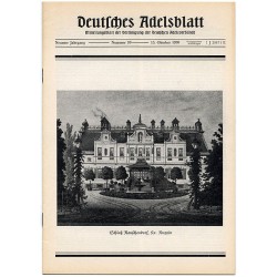 Deutsches Adelsblatt. 9. Jahrgang (1970). Nr 10 (15 X 1970) [Schloß Rauschendorf, Kreis Ruppin]