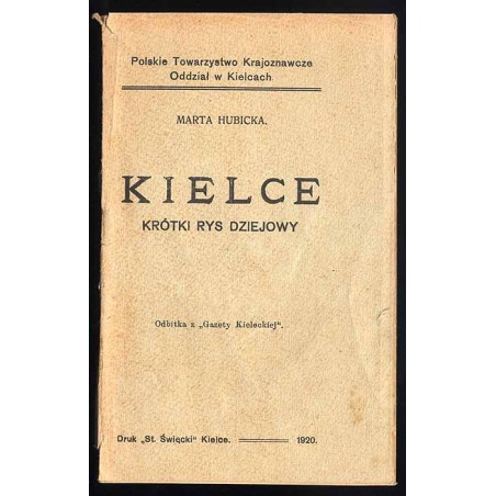 Kielce. Szkic dziejowy w. XI - XVIII