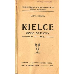 Kielce. Szkic dziejowy w. XI - XVIII