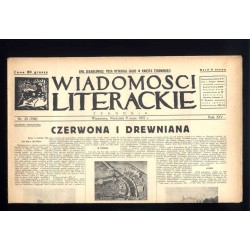 Wiadomości Literackie. Tygodnik. R.14 (1937). Nr 20 (706) (9 maja 1937)