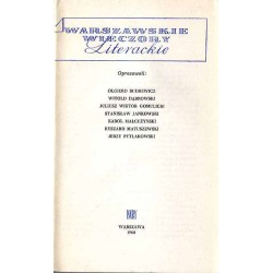 Warszawskie wieczory literackie