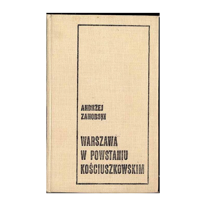 Warszawa w powstaniu kościuszkowskim