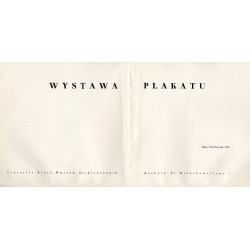Wystawa plakatu, lipiec-październik 1961