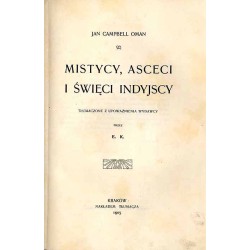 Mistycy, asceci i święci indyjscy