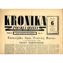 Kronika Polski i Świata. Ilustrowane pismo tygodniowe. R.1 (1938). Nr 4 (6 lutego 1938) Palestyna / Brazylia