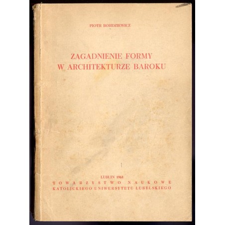 Zagadnienie formy w architekturze baroku