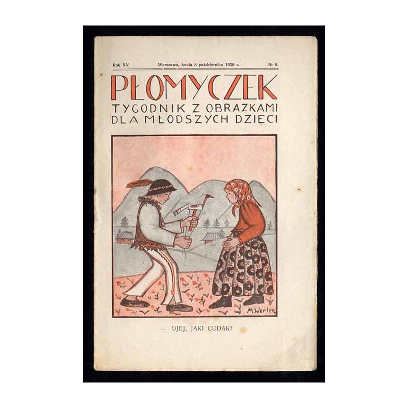 Płomyczek. Tygodnik z obrazkami dla młodszych dzieci. R.15 (1930). Nr 6 (8 października 1930)