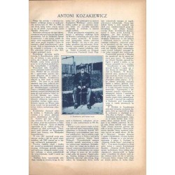 Tęcza. Ilustrowane pismo tygodniowe. R.3 (1929). Z. 34 (24 sierpnia 1929) / Bogdan Bartłomiej Nowakowski / Antoni Kozakiewicz /