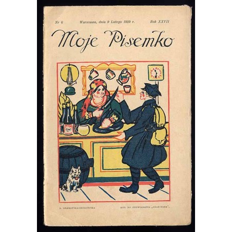 Moje Pisemko. R.27 (1929). Nr 6 (9 lutego 1929)
