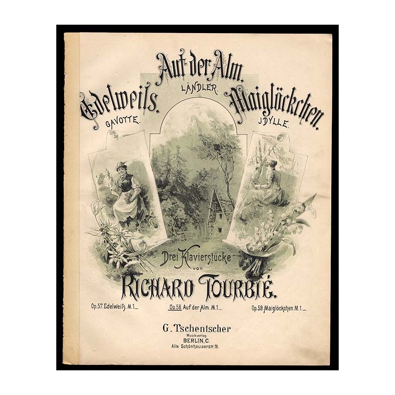 Auf der Alm. Ländler. Op. 58