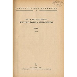 Mała encyklopedia kultury świata antycznego. 2tomy