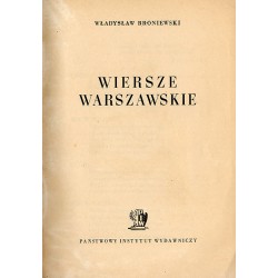 Wiersze warszawskie