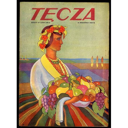 Tęcza. Ilustrowane pismo tygodniowe. R.3 (1929). Z. 37 (14 września 1929) / Mieczysław Szczepkowski / Solura / Poznań tenis