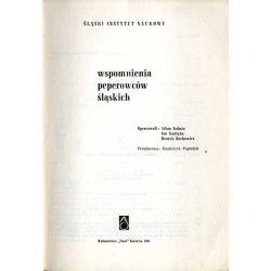 Wspomnienia peperowców śląskich