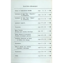 Compagnie Générale d'Électro-Céramique (ELCER). Catalogue 38