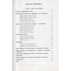 Compagnie Générale d'Électro-Céramique (ELCER). Catalogue 38