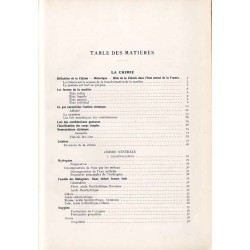 Sciences et travail. Grande encyclopédie illustrée des nouvelles inventions. Tome II / La Chimie. Chimie minérale. Chimie organi