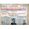 Kuryer Literacko-Naukowy. R.15 (1938). Nr 27 (4 lipca 1938)