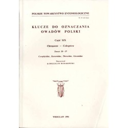 Klucze do oznaczania owadów Polski. Cz.19: Chrząszcze - Coleoptera. Z.35-37: Cerophytidae, Eucnemidae, Throscidae, Lissomidae