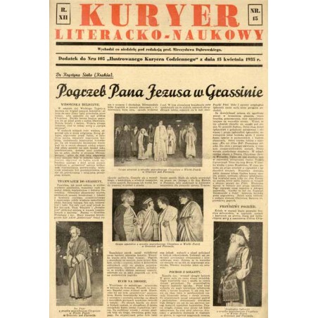 Kuryer Literacko-Naukowy. R.12 (1935). Nr 15 (15 kwietnia 1935)
