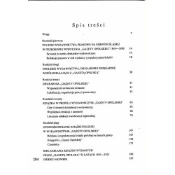 Wydawnictwo prasowe "Gazety Opolskiej" w roli edytora i popularyzatora książki polskiej w Opolu (1890-1923)