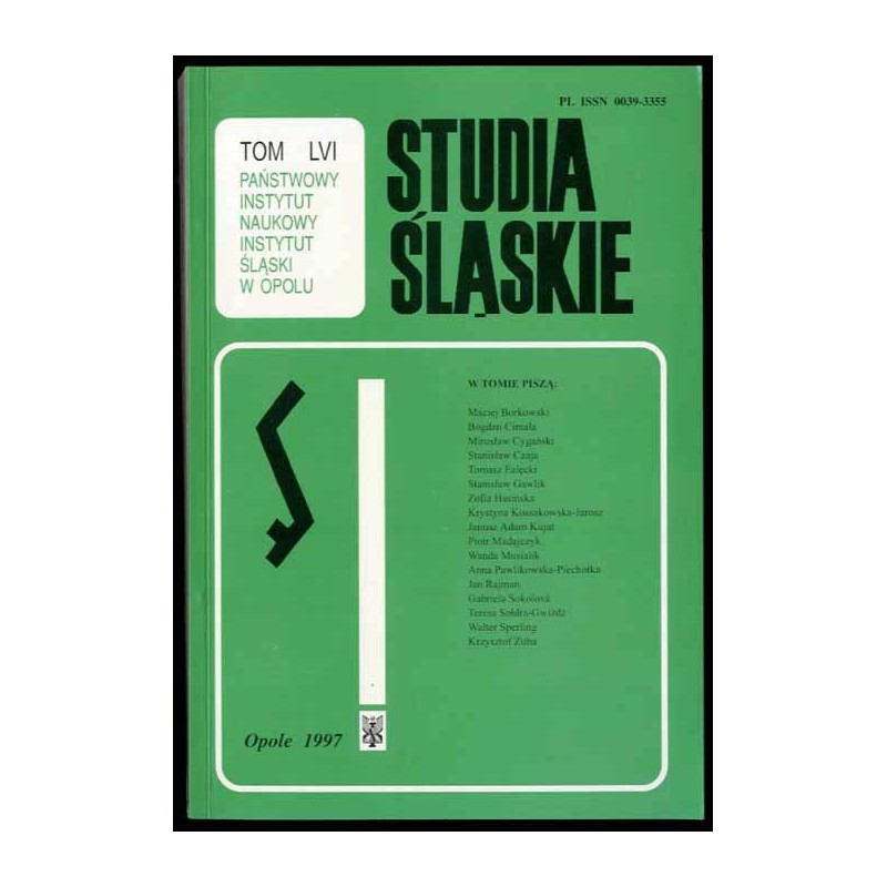 Studia Śląskie. T.56 (1997)