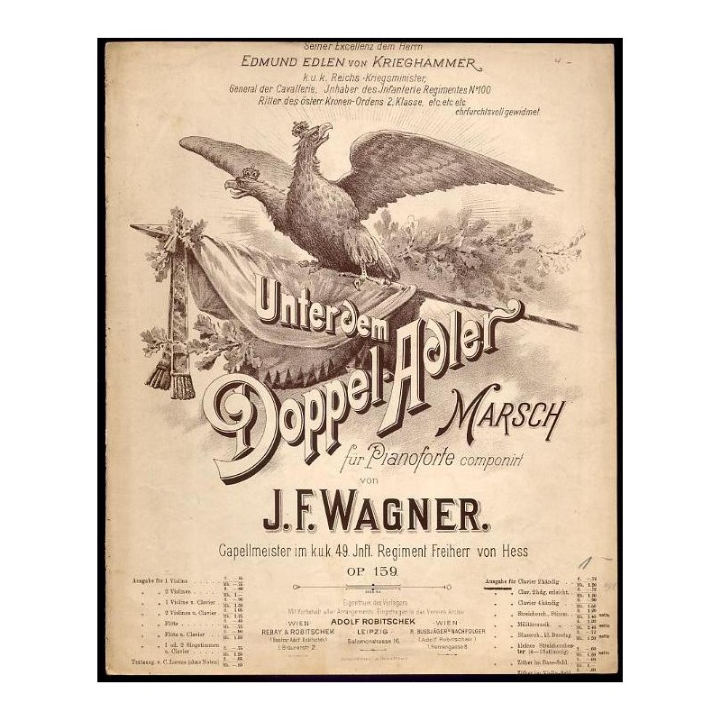 Unter dem Doppel-Adler. Marsch. Op. 159