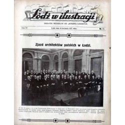 Łódź w Ilustracji. Dodatek niedzielny do "Kurjera Łódzkiego". R.4 (1927). Nr 15 (10 kwietnia 1927)