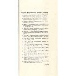 Antykwaryczny katalog-cennik. 9, Geografia, krajoznawstwo, podróże, turystyka