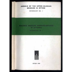 Rocznik Muzeum Górnośląskiego w Bytomiu. Entomologia. Zeszyt nr 1 (1990)