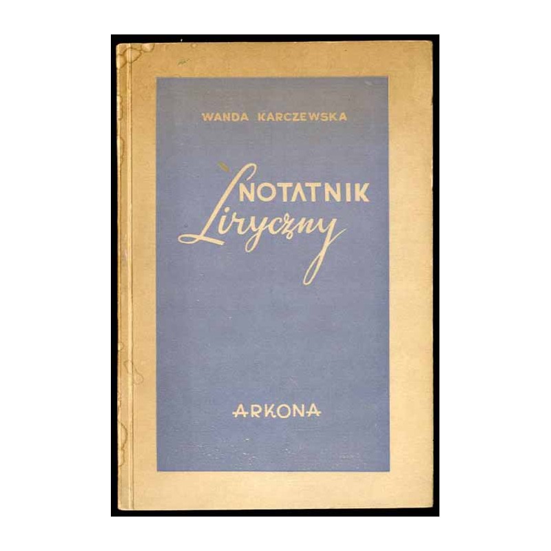 Notatnik liryczny