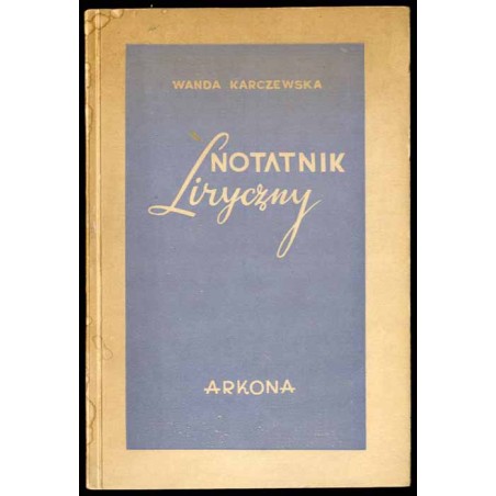 Notatnik liryczny