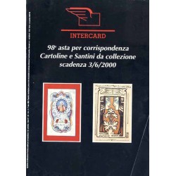 Intercard. 98a asta per corrispondenza e Santini da collezione scadenza 3/6/2000