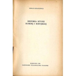 Historia sztuki ruskiej i rosyjskiej