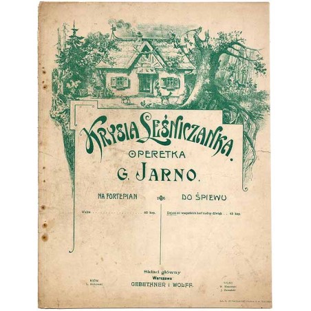 Dajcie mi wszystkich harf cudny dźwięk. Walc z operetki "Krysia Leśniczanka" (Die Förster Christl.)