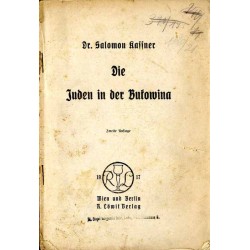 Die Juden in der Bukowina