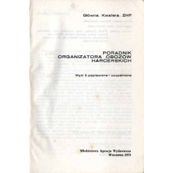 Poradnik organizatora obozów harcerskich