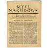 Myśl Narodowa. Tygodnik poświęcony kulturze twórczości polskiej. R.15 (1935). Nr 32 (4 sierpnia 1935)