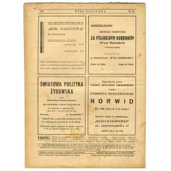 Myśl Narodowa. Tygodnik poświęcony kulturze twórczości polskiej. R.15 (1935). Nr 32 (4 sierpnia 1935)