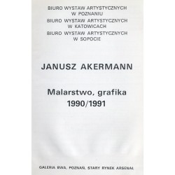 Janusz Akermann. Malarstwo, grafika 1990/1991
