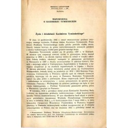 Wspomnienia o Kazimierzu Tymienieckim