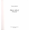 Paul Holz. Rysunki
