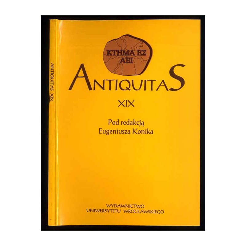 Acta Universitatis Wratislaviensis. Antiquitas. T.19 (1994)