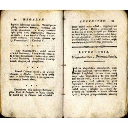 Magazyn anekdotow czyli Zbior rozmaitych powiesci, awantur, przypadków, ucinków, żartobliwych, dowcipnych, historycznych, moraln