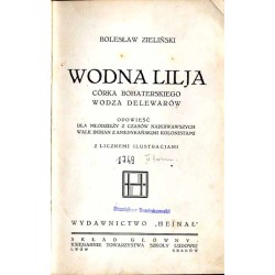 Wodna Lilja. Córka bohaterskiego wodza Delewarów. Opowieść dla młodzieży z czasów najkrwawszych walk Indjan z amerykańskimi kolo