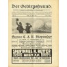 Der Gebirgsfreund. Zeitschrift des Oesterreichischen Gebirgsvereins. 26. Jahrgang (1915). Hefte 1-8 (I-XI 1915) [komplet]