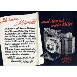 Ich heisse "Retinette" und das ist mein Bild. [Retinette bevorzugt Panatomic] / Kodak