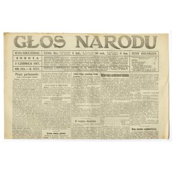 Głos Narodu. R.25 (1917). Nr 130 (2 czerwca 1917). Wydanie wieczorne